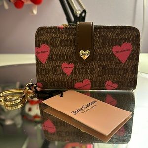Juicy Couture heart print wallet